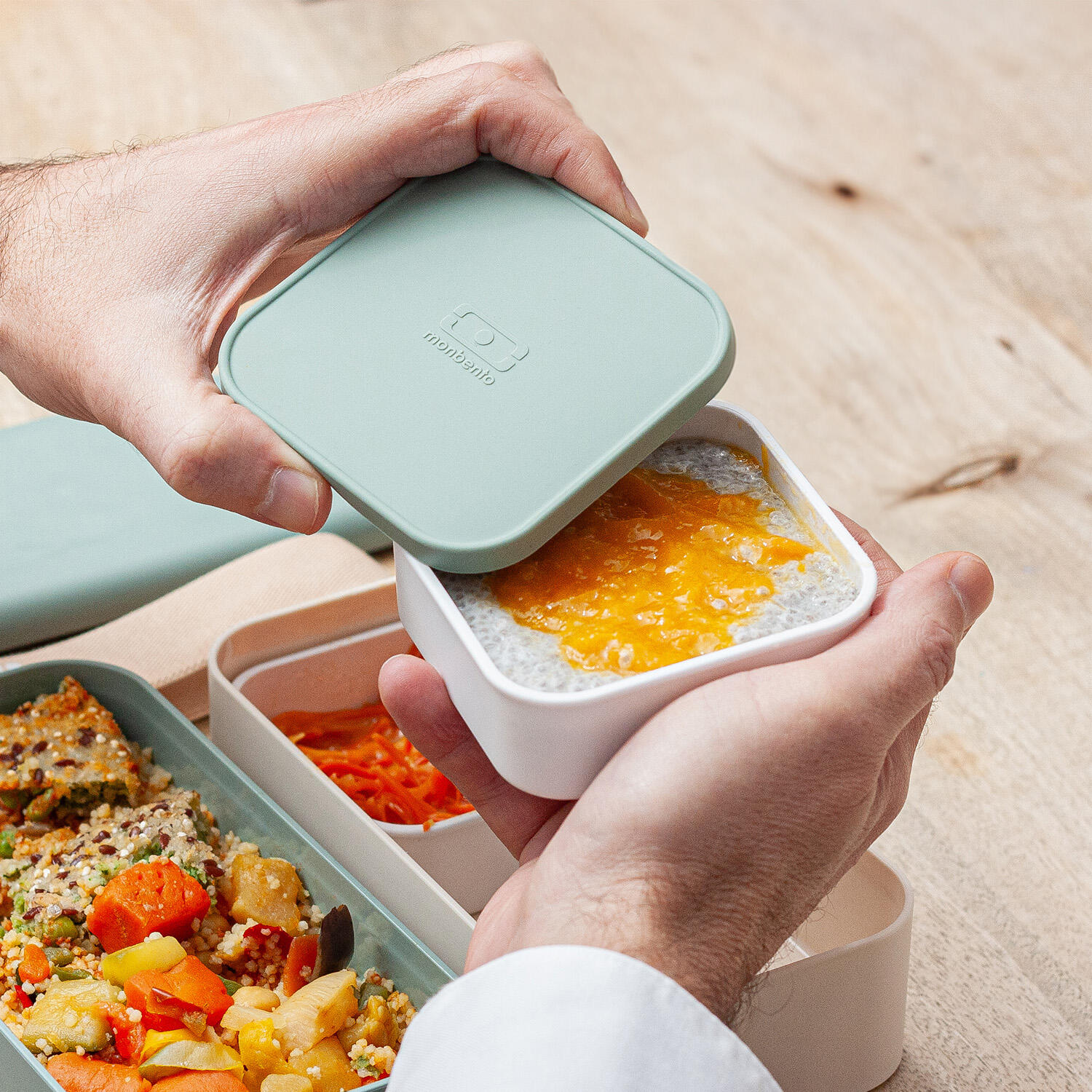 Boites compartiments pour boite repas Original|Bureau, pique-nique|Extra 4/4