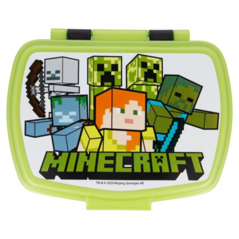 Sandwichera Minecraft Verde 3/3