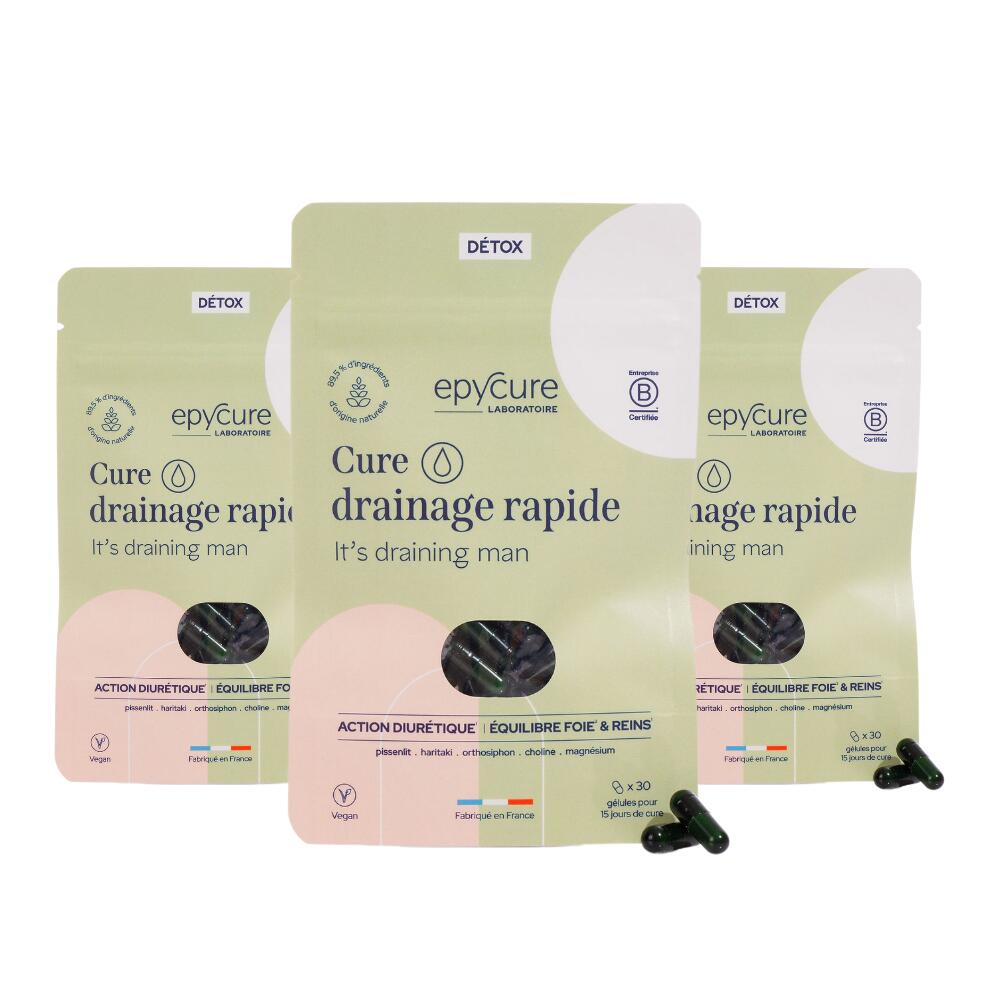 Epycure - Cure Drainage Rapide X 45 Jours - Brûleur De Graisse - Decathlon
