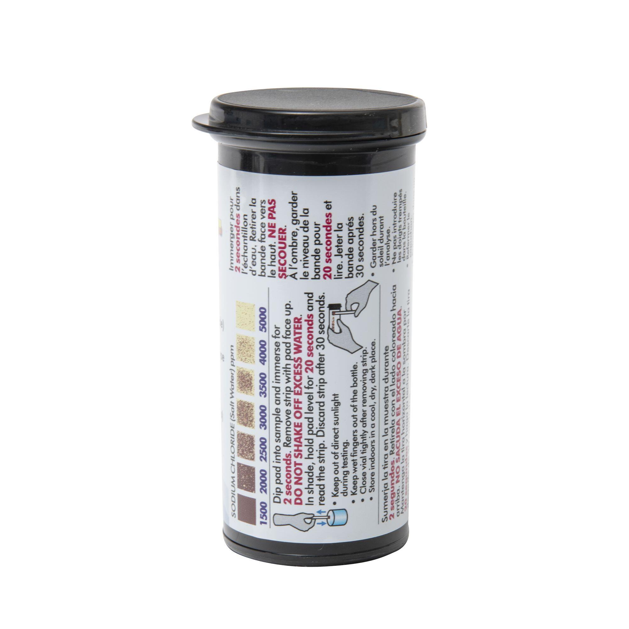 Boîte de 10 languettes de salinité  pour piscine et spa 3/5