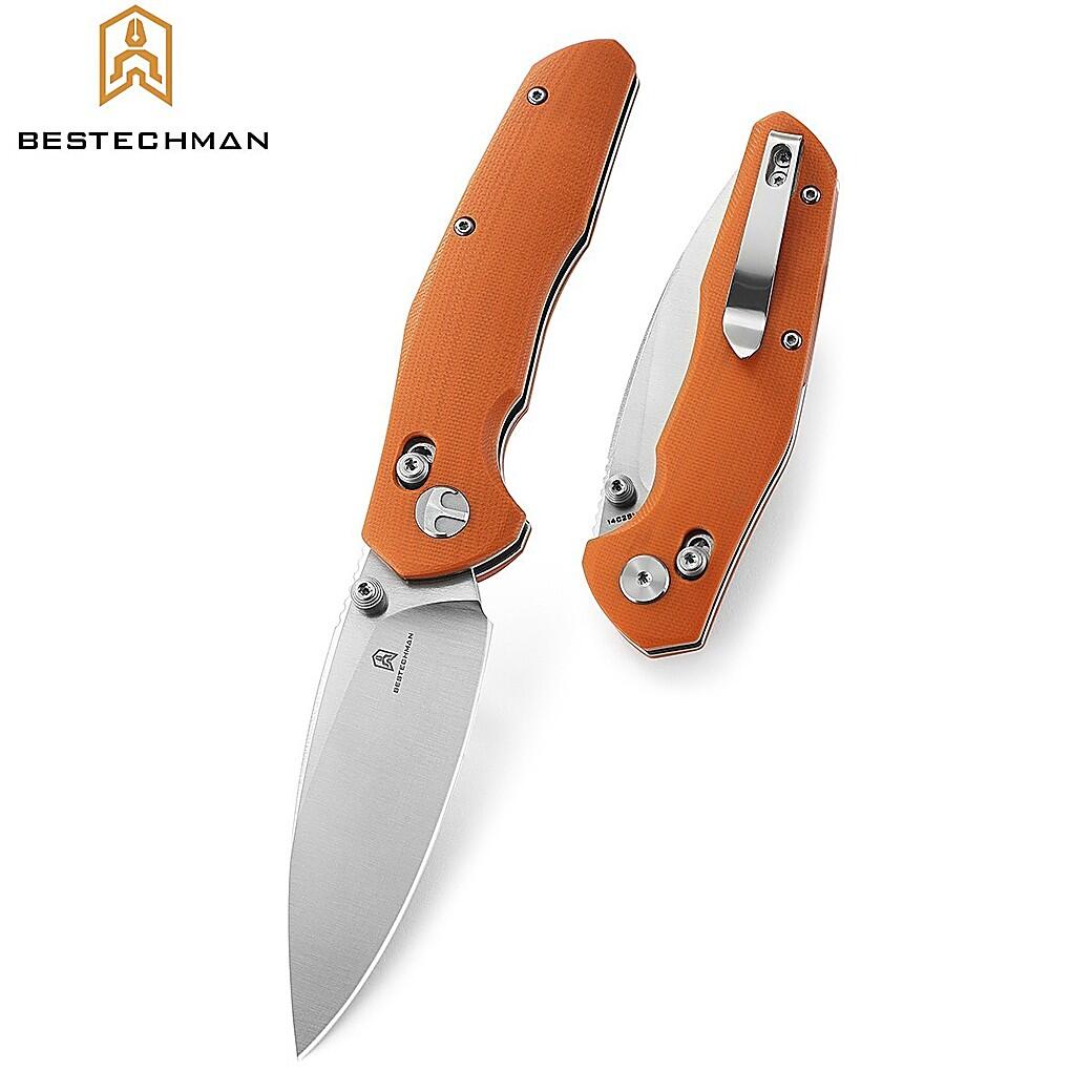 Bestechman Couteau de Poche Ronan Orange G10 14C28N 4/7