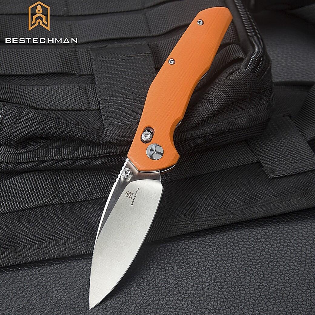 Bestechman Couteau de Poche Ronan Orange G10 14C28N 7/7