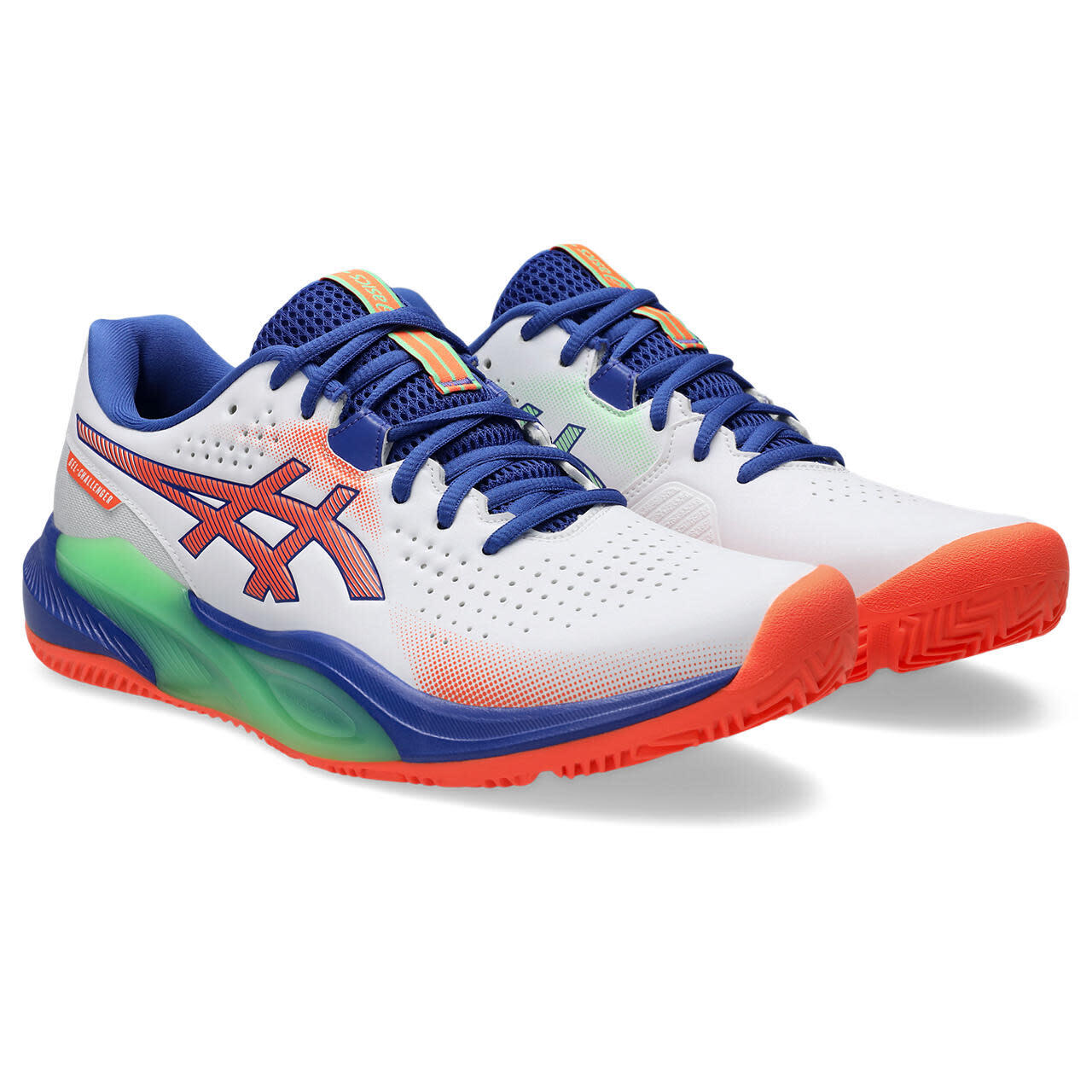 Tenis E Padel Homem - ASICS  Gel Challenger 15 Padel - White/VividCoral 2/7