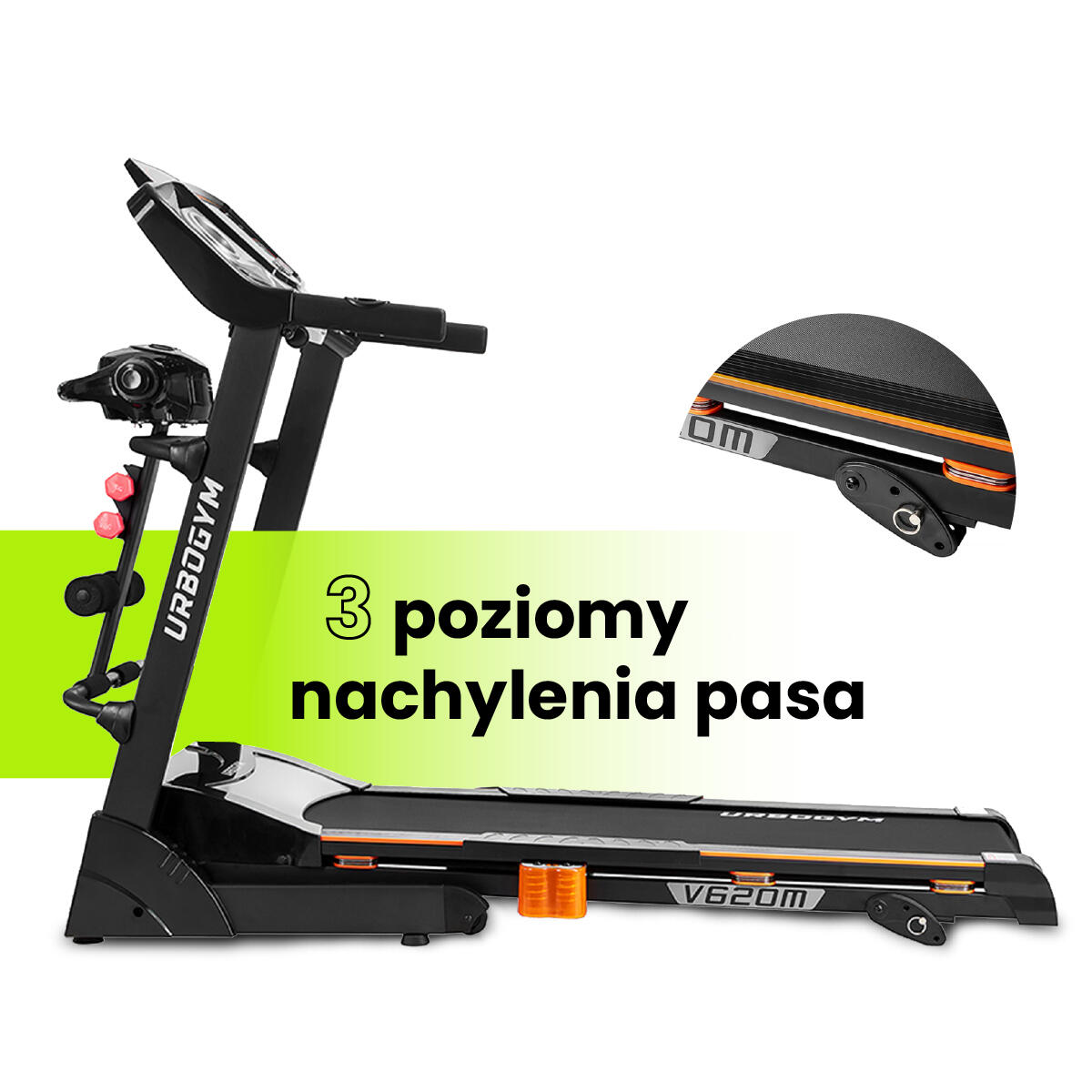 Bieżnia elektryczna Urbogym V620M 5/7