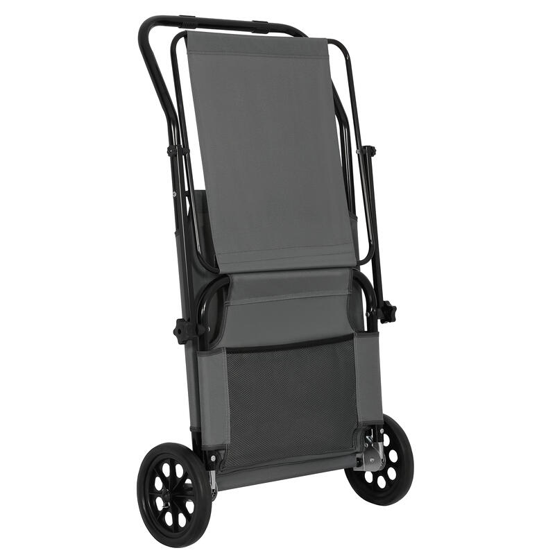 Șezlong pe roți, cu copertină NILS NC3307