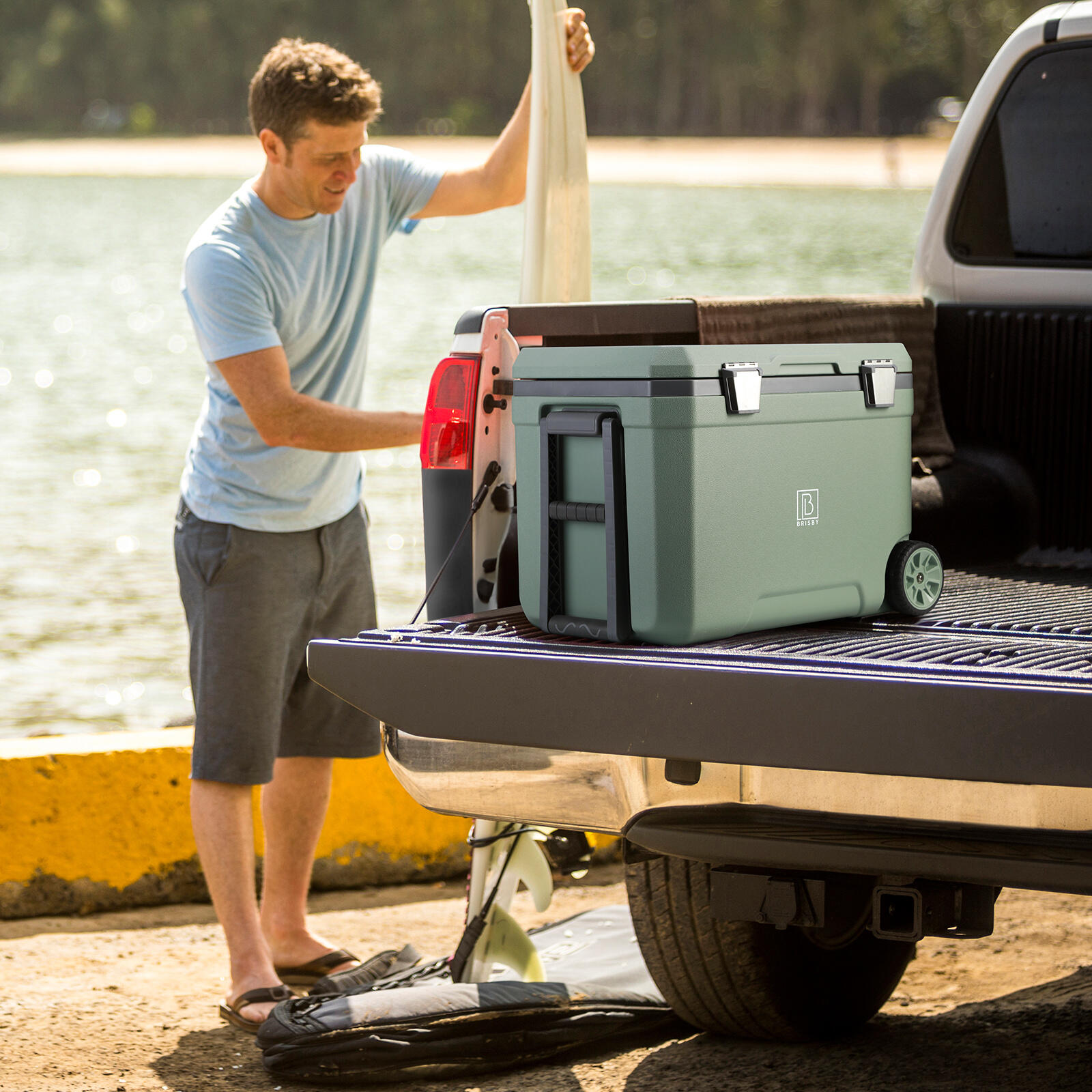 Glacière Brisby 45L verte 2/7
