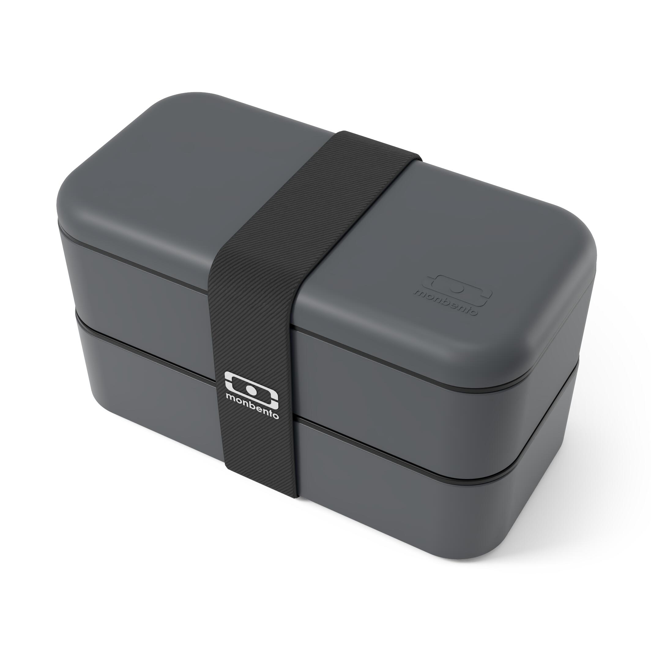 MONBENTO Portapranzo 2x500ml - 1L|Adulto|Ufficio, picnic|Made in France|Original