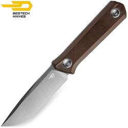 Bestech Couteau Hedron Marron Micarta D2