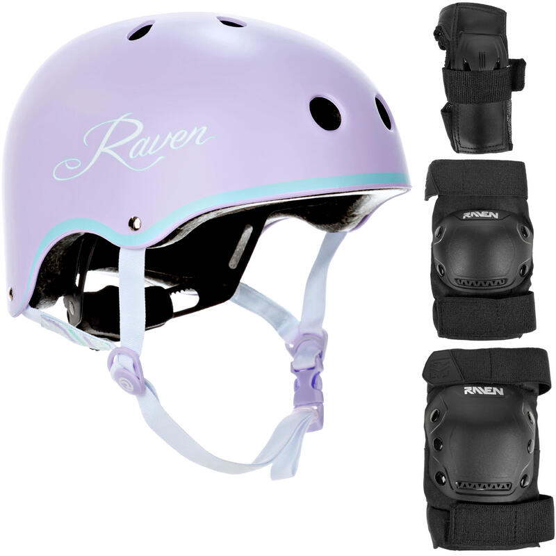 Zestaw Raven Kask Essto + Ochraniacze Dexard