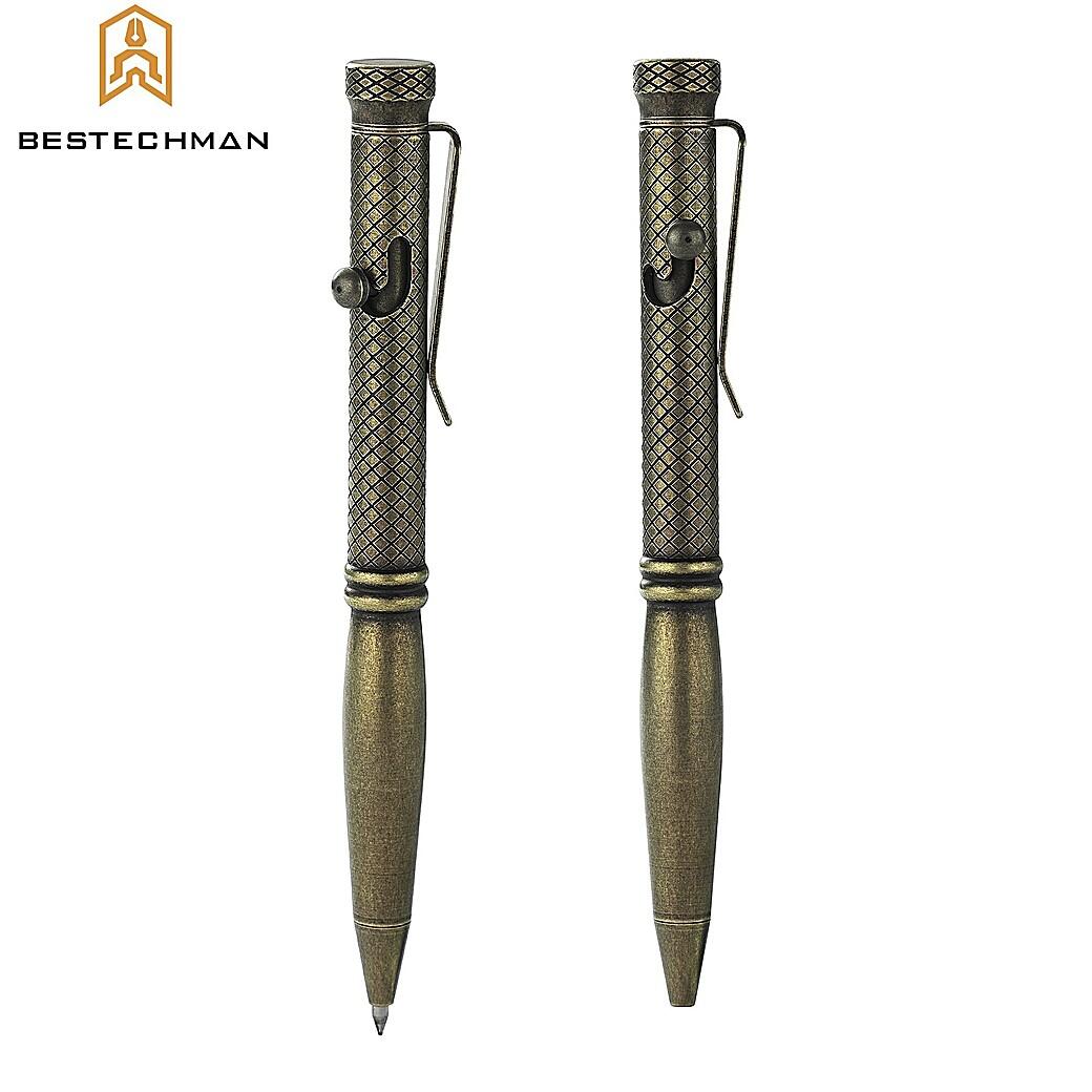 Bestechman Stylo Tactique Scribe Bronze Titane Stonewash 3/7