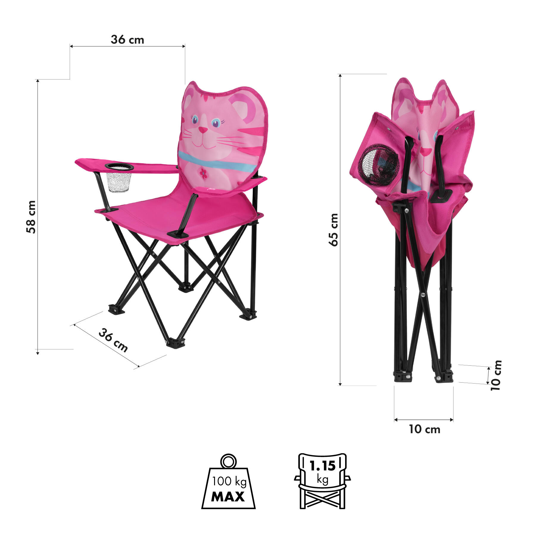 Chaise Chat NC3305 NILS FUN 2/6