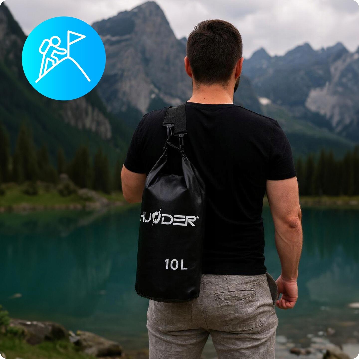Wasserdichte Tasche, wasserdichter Reiserucksack für SUP-Board 10 l 5/6