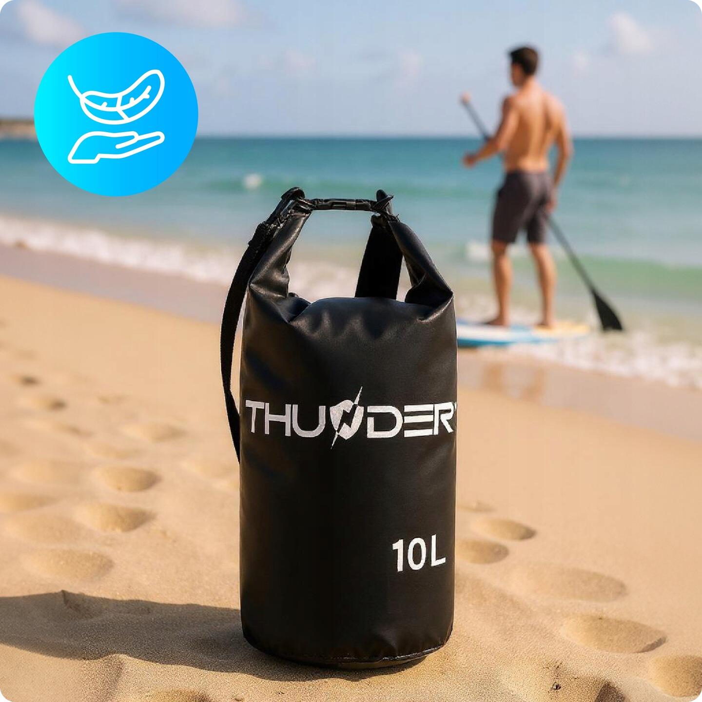 Wasserdichte Tasche, wasserdichter Reiserucksack für SUP-Board 10 l 4/6