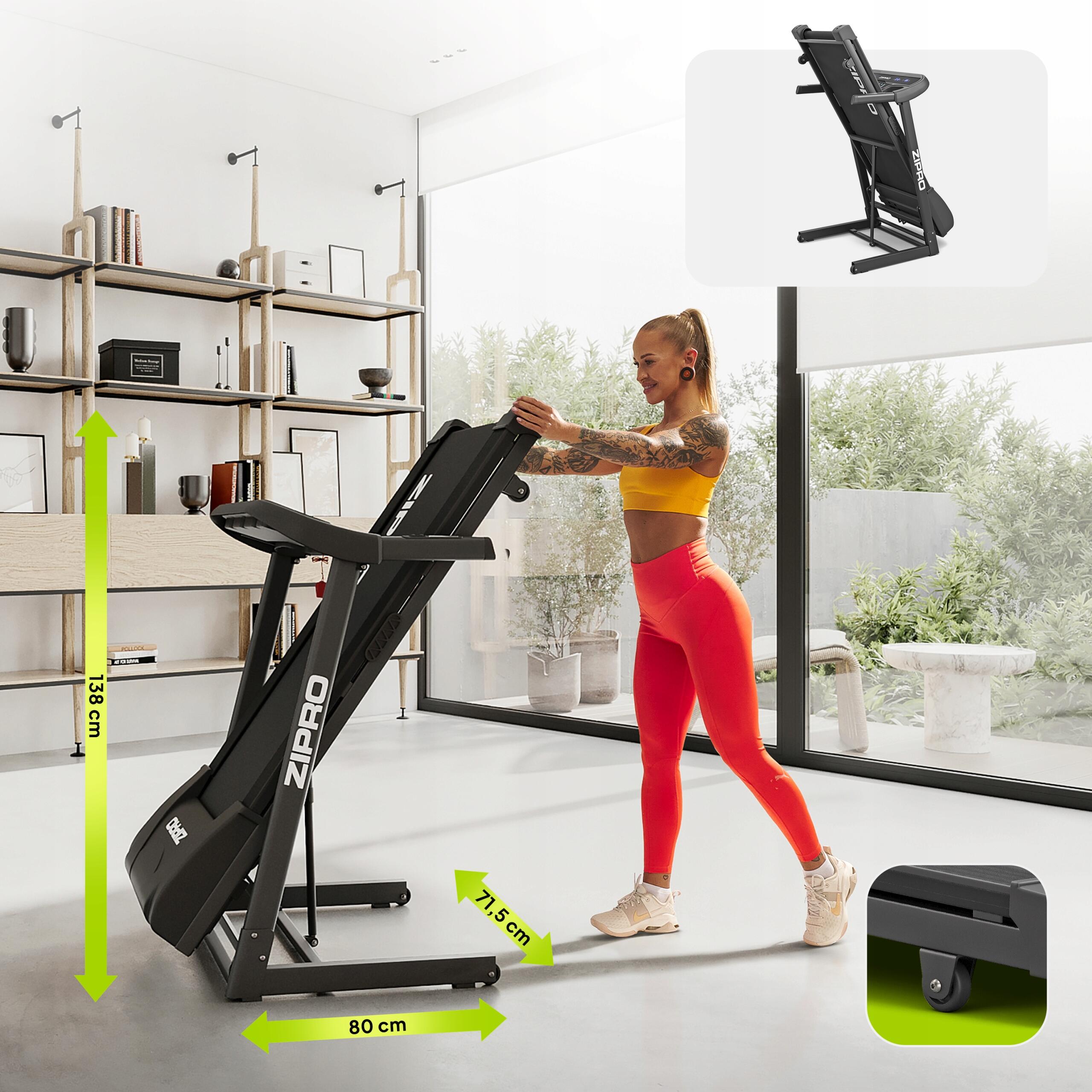 Loopband Zipro Yougo wandelband 100×40 cm, 6 km/u, LED-display
