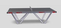 Table de tennis de table 7000W Tibhar en acier galvanisé pour les campings