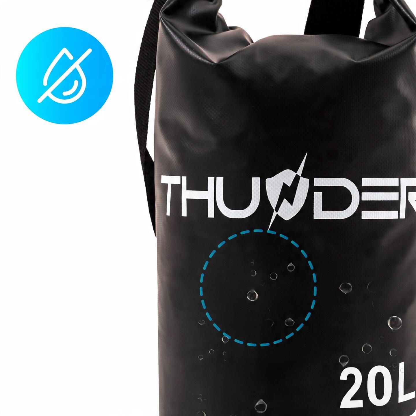 Sac à dos étanche, sac imperméable pour kayak SUP 20 L 6/6