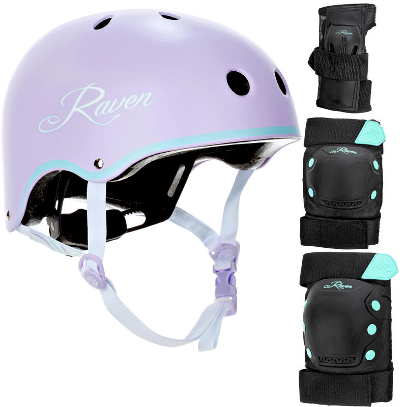 Zestaw Raven Kask Essto + Ochraniacze Dexard