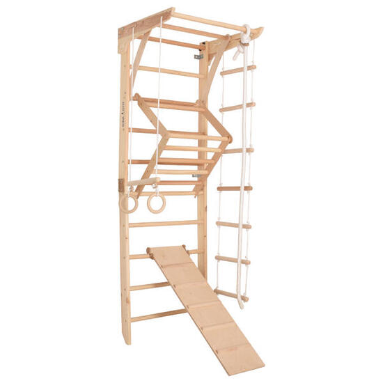 Kletterwand für Kinder–Indoor Klettergerüst aus Holz (Kinder 3)