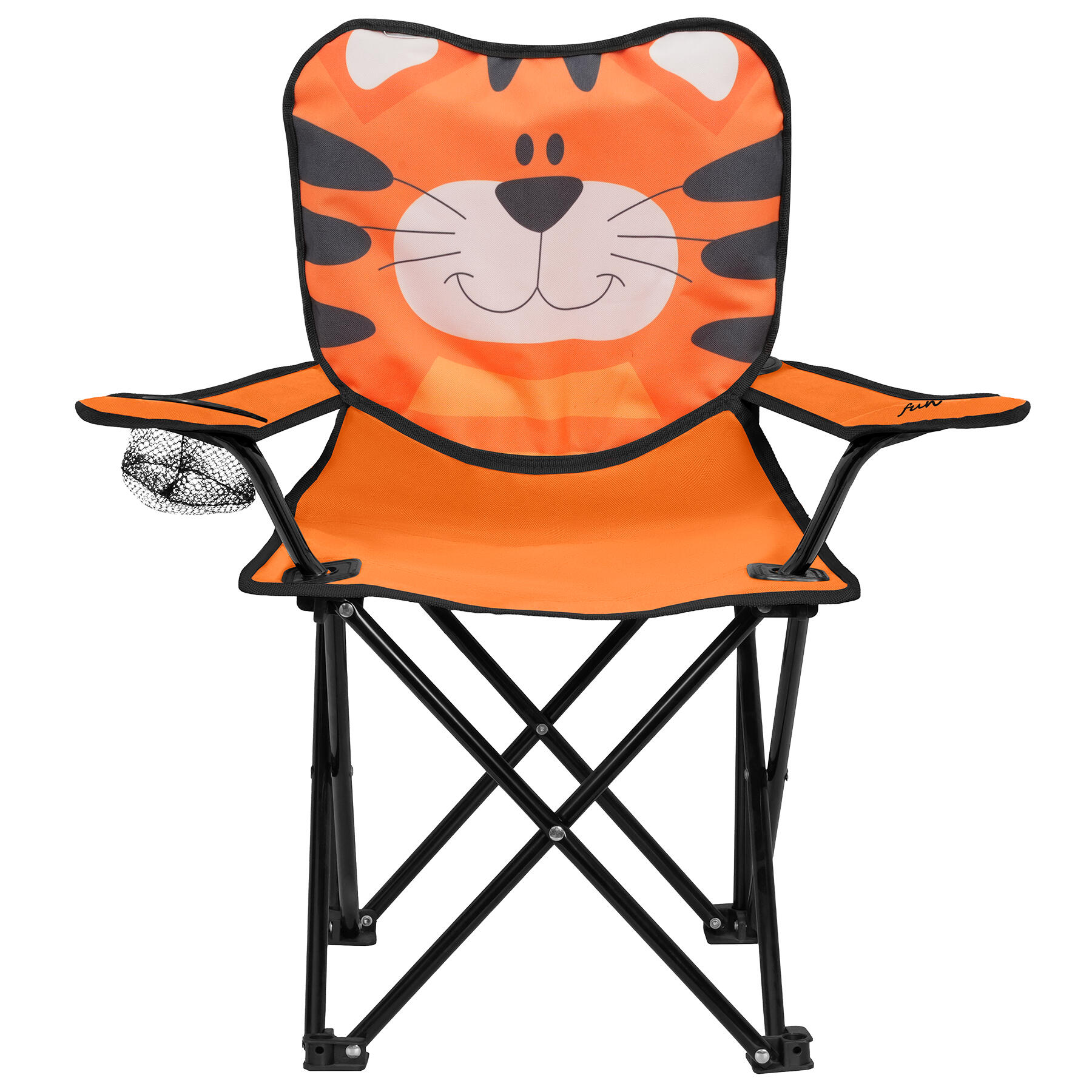 Nils Camp - Chaise Tiger Nc3305 Nils Fun - Chaise - Blanc|noir|orange - No Size - Decathlon