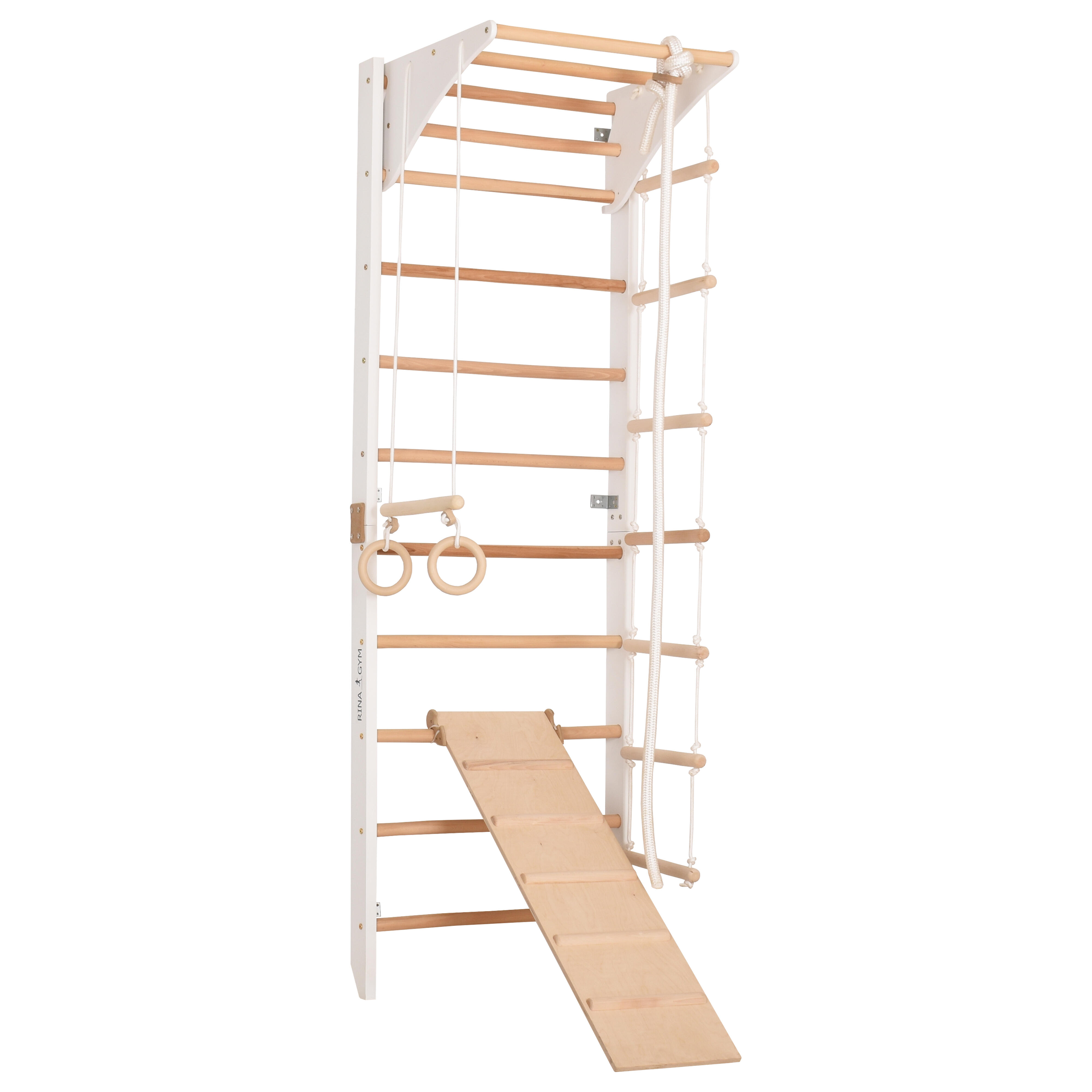 Parede de escalada para crianças - estrutura indoor (kombi 3 branca)