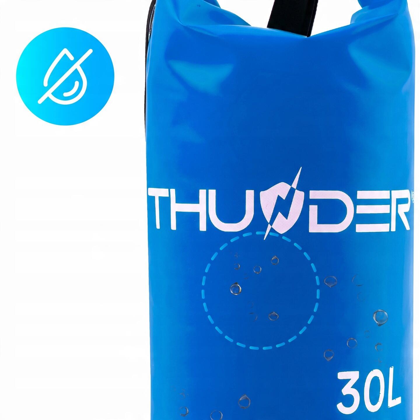 Sac étanche, sac imperméable pour SUP sac à dos de voyage spacieux 30 L 6/6
