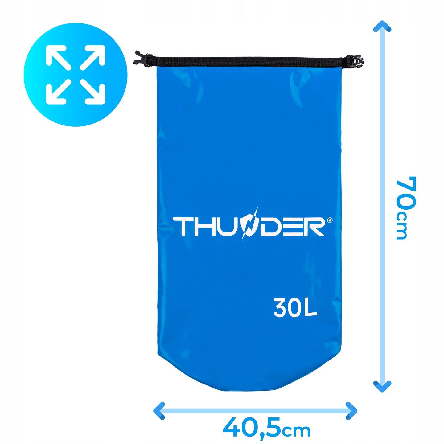 Sac étanche, sac imperméable pour SUP sac à dos de voyage spacieux 30 L 2/6