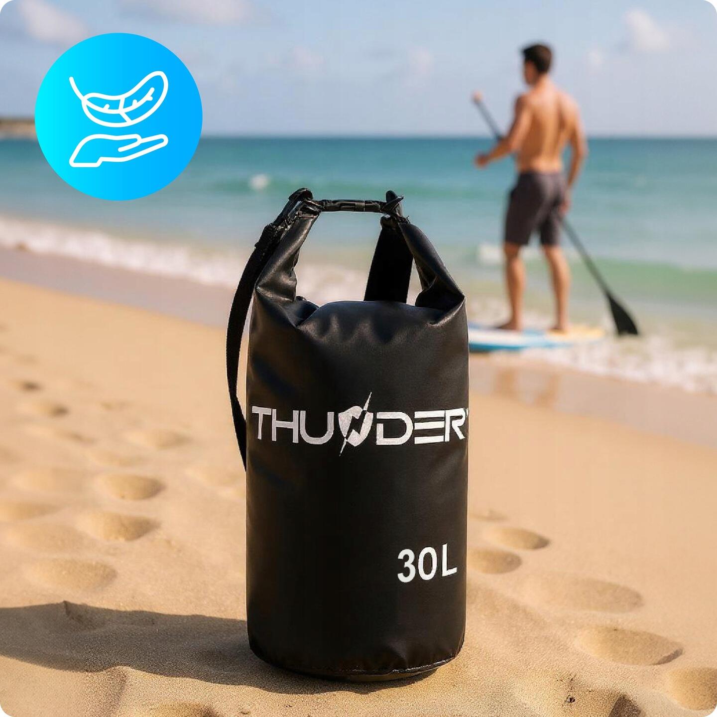 Sac étanche imperméable, pour kayak sac à dos de voyage SUP 30 L 4/6