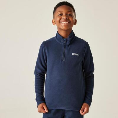Fleece kinderen half-zip kraag