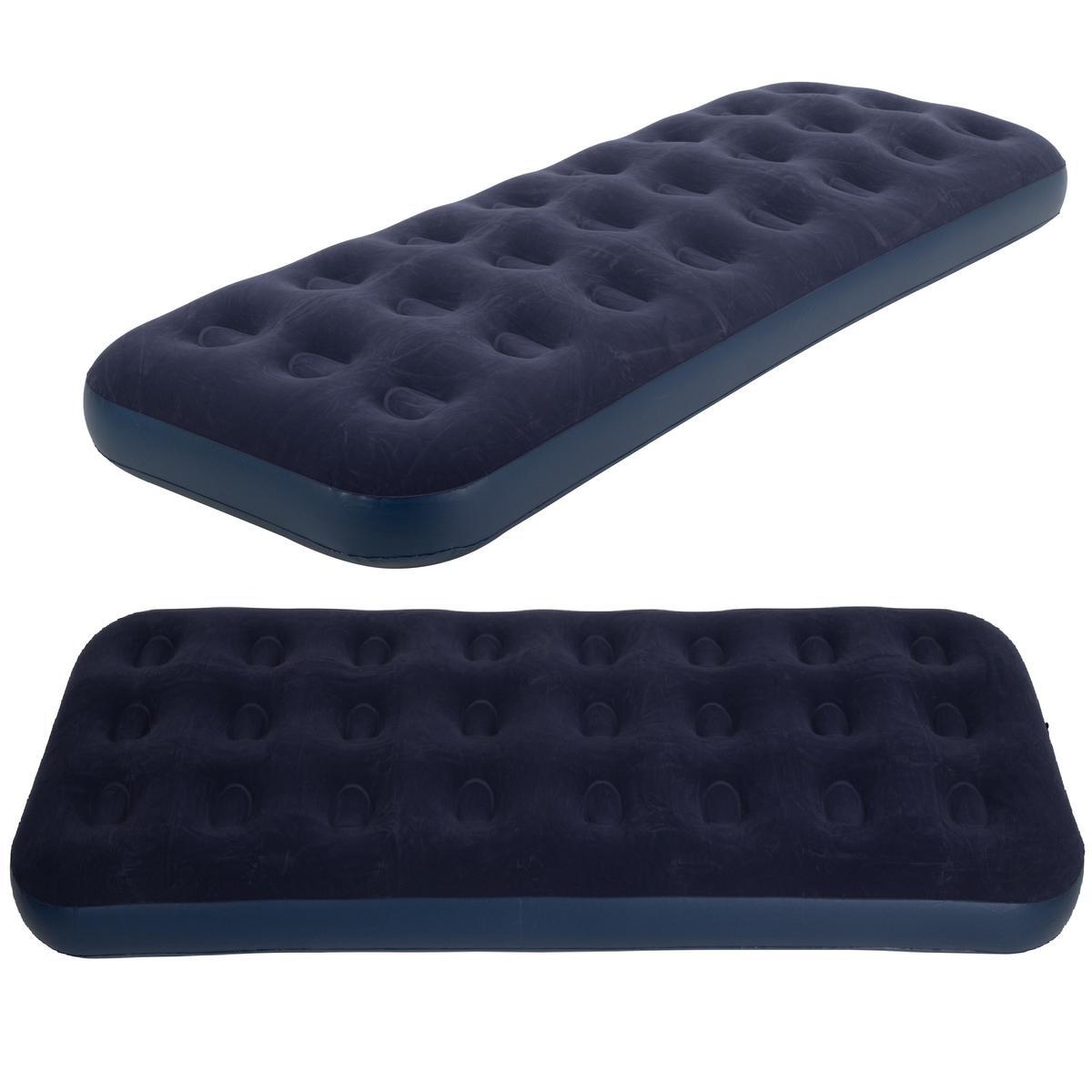 Luchtbed Camping Waterdicht Velours Bekleed 191x73x22 Cm 1/7