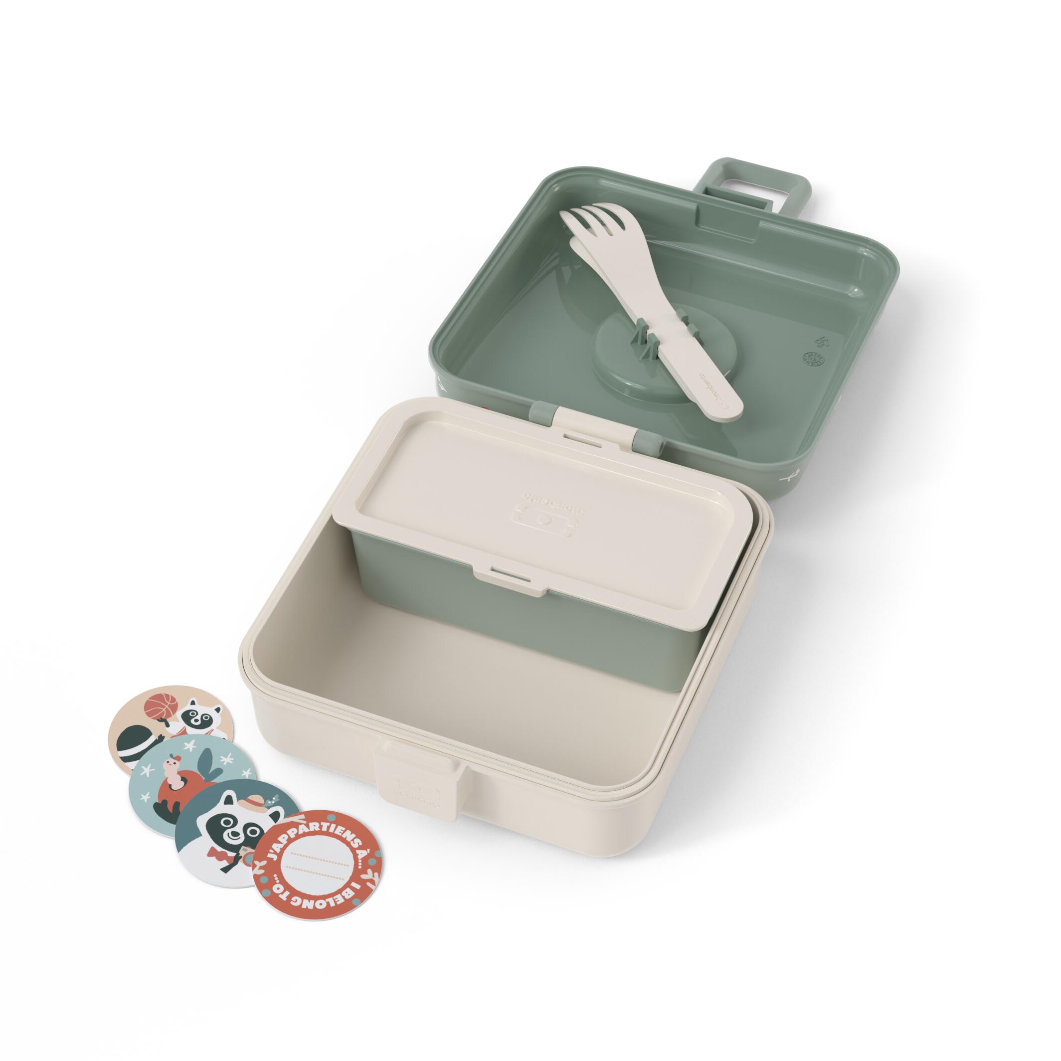 Boite repas sandwich/goûter 850ml|Enfants|Ecole, pique-nique, randonnée|Snacky 3/5
