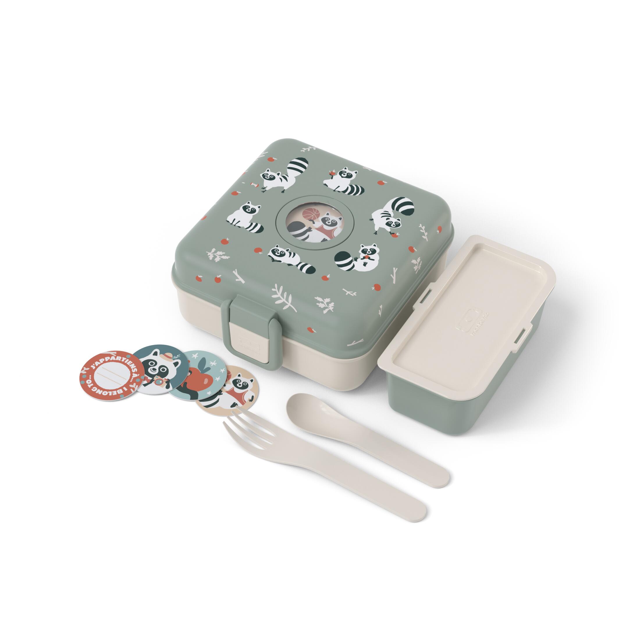 Boite repas sandwich/goûter 850ml|Enfants|Ecole, pique-nique, randonnée|Snacky 4/5
