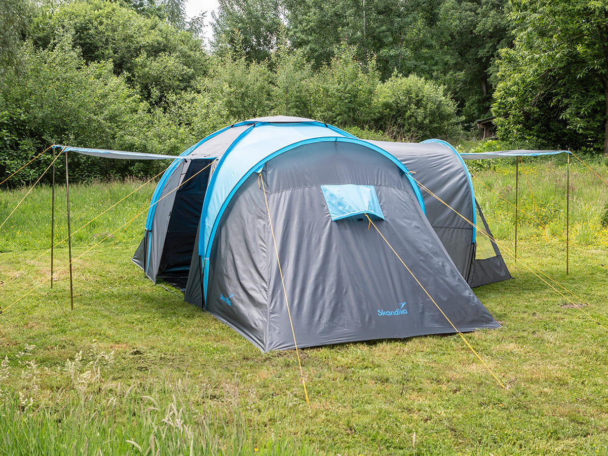 Seconde vie - Tente dôme familiale Hammerfest 6 - 6 personnes  - 2 cabines 2/9