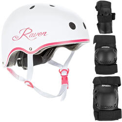Kit pour vélo skateboard pour enfants et adultes casque Essto protections Dexard