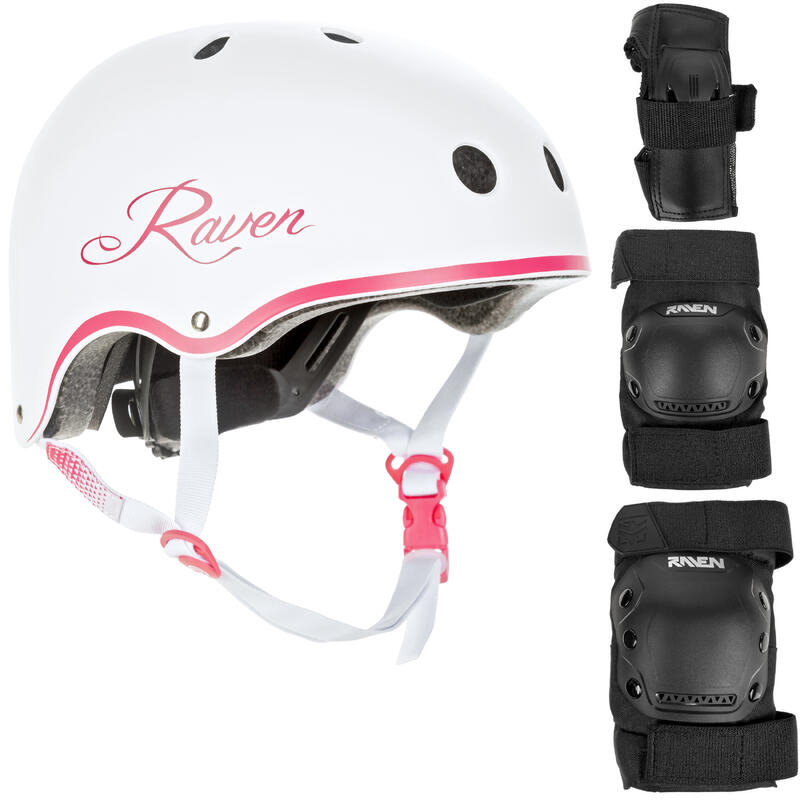 Zestaw Raven Kask Essto + Ochraniacze Dexard