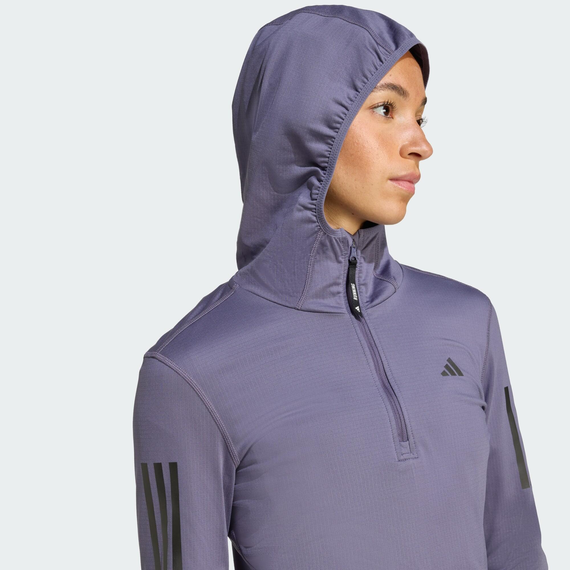 Own The Run Hoodie, winterfest, Reißverschluss bis zur Brust 6/7