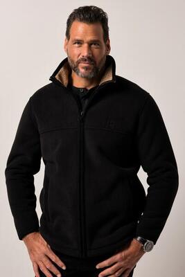 Heren fleece jas outdoor level 4 fleece opstaande kraag tot 7xl