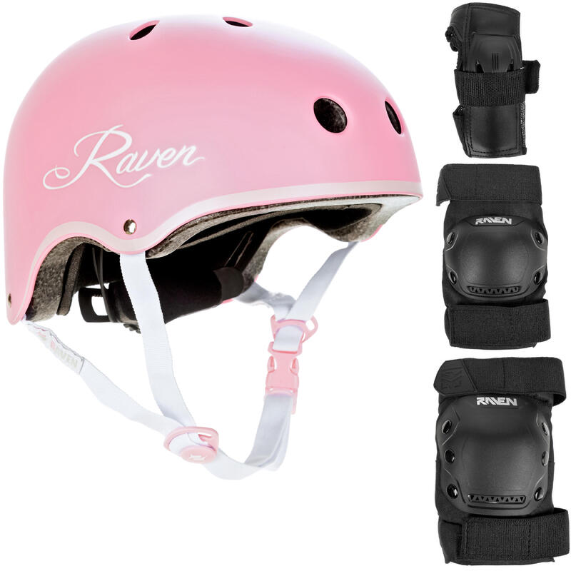 Zestaw Raven Kask Essto + Ochraniacze Dexard