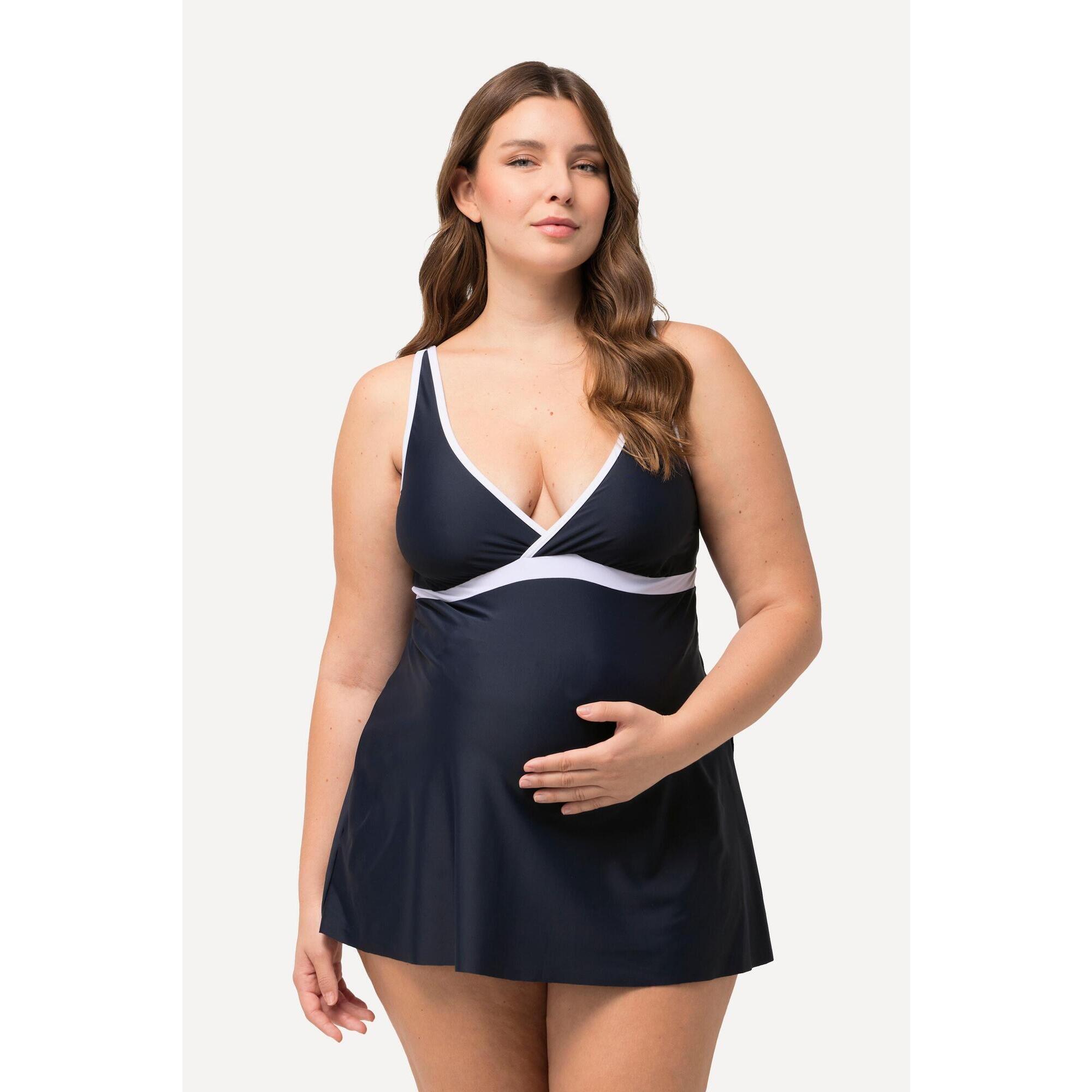 Ulla Popken - Femme Tankini Bellieva (deux Pièces) Vêtement De Maternité Bretelles Ajustables - Maillot De Bain 2 Pièces (bikini) - Bleu - 42 M/l - Decathlon