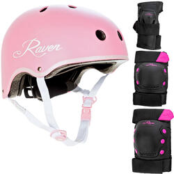 Kit pour vélo skateboard pour enfants et adultes casque Essto protections Dexard