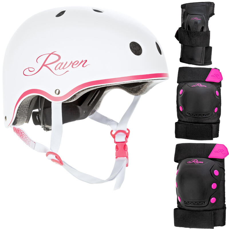 Zestaw Raven Kask Essto + Ochraniacze Dexard