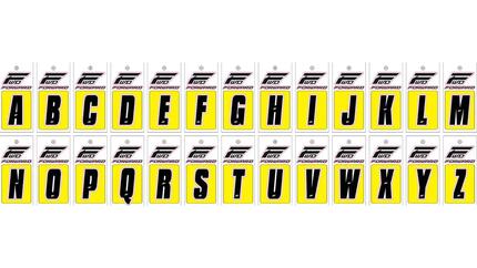 Lettres Plaque Forward - Noir - Stickers - Y