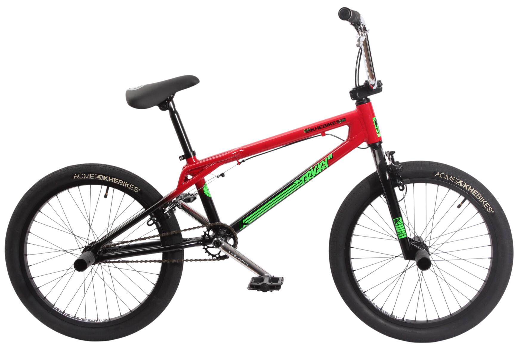 Bicicleta bmx alumínio adultos tricky al vermelha 20" 10,9 kg