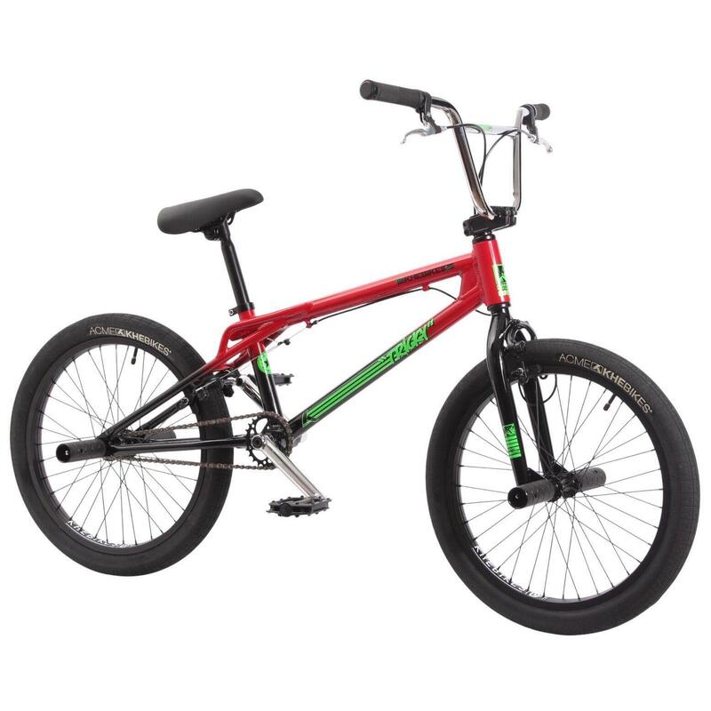 Bicicletă BMX alu TRICKY AL roșu 20 inch 10,9 kg