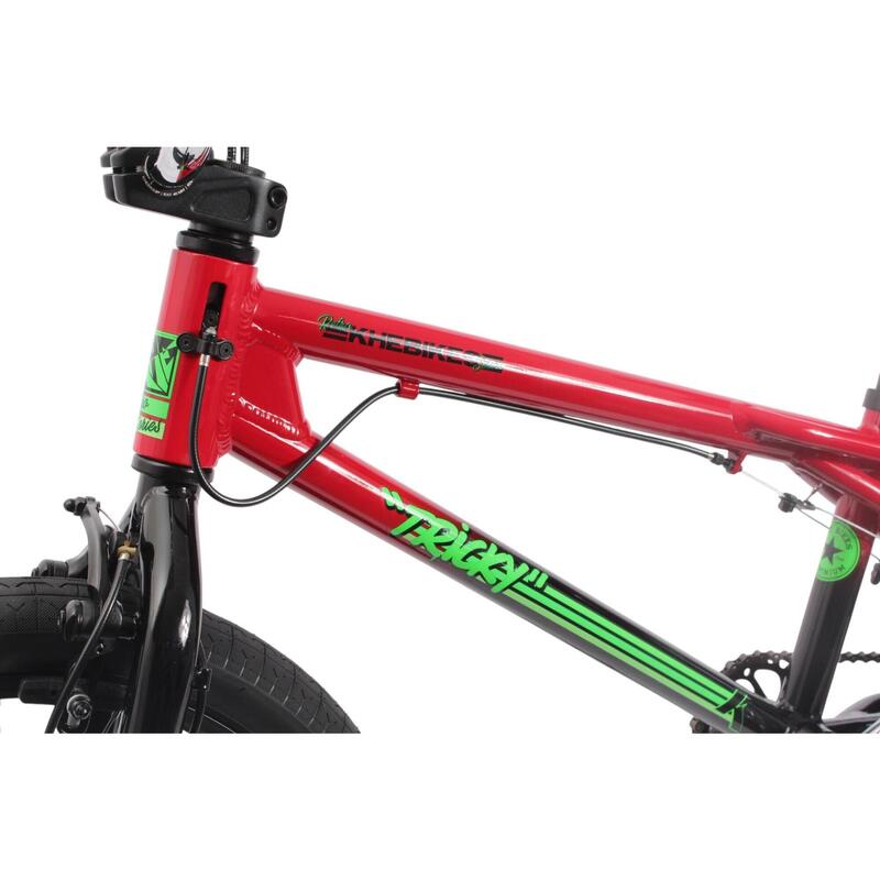 Bicicletă BMX alu TRICKY AL roșu 20 inch 10,9 kg