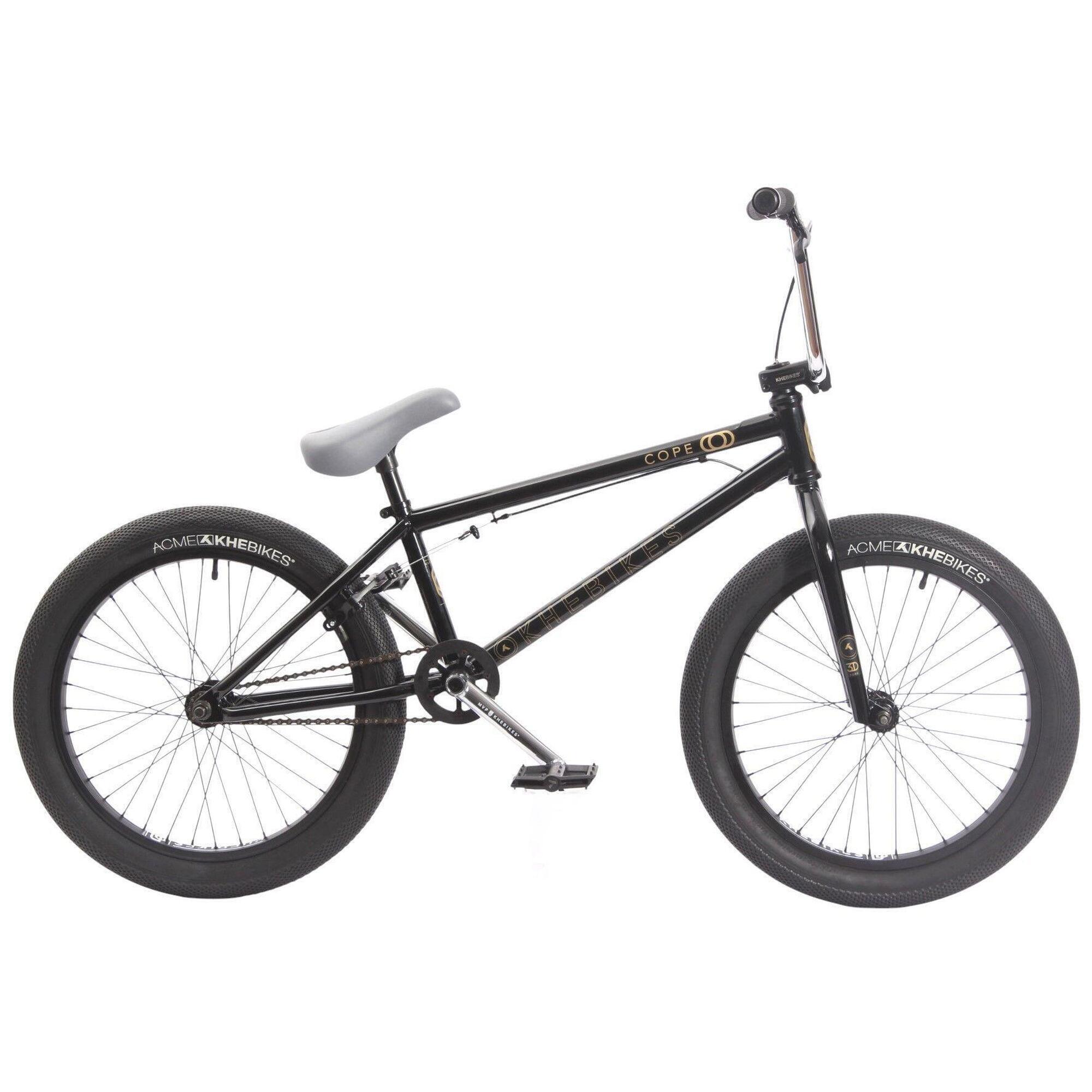 KHEBIKES BMX kolo pro dospělé COPE černé 20 palců 11,1 kg