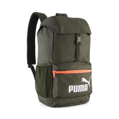 Zaino Phase 20 L per ragazzi PUMA Dark Olive Glowing Red Green