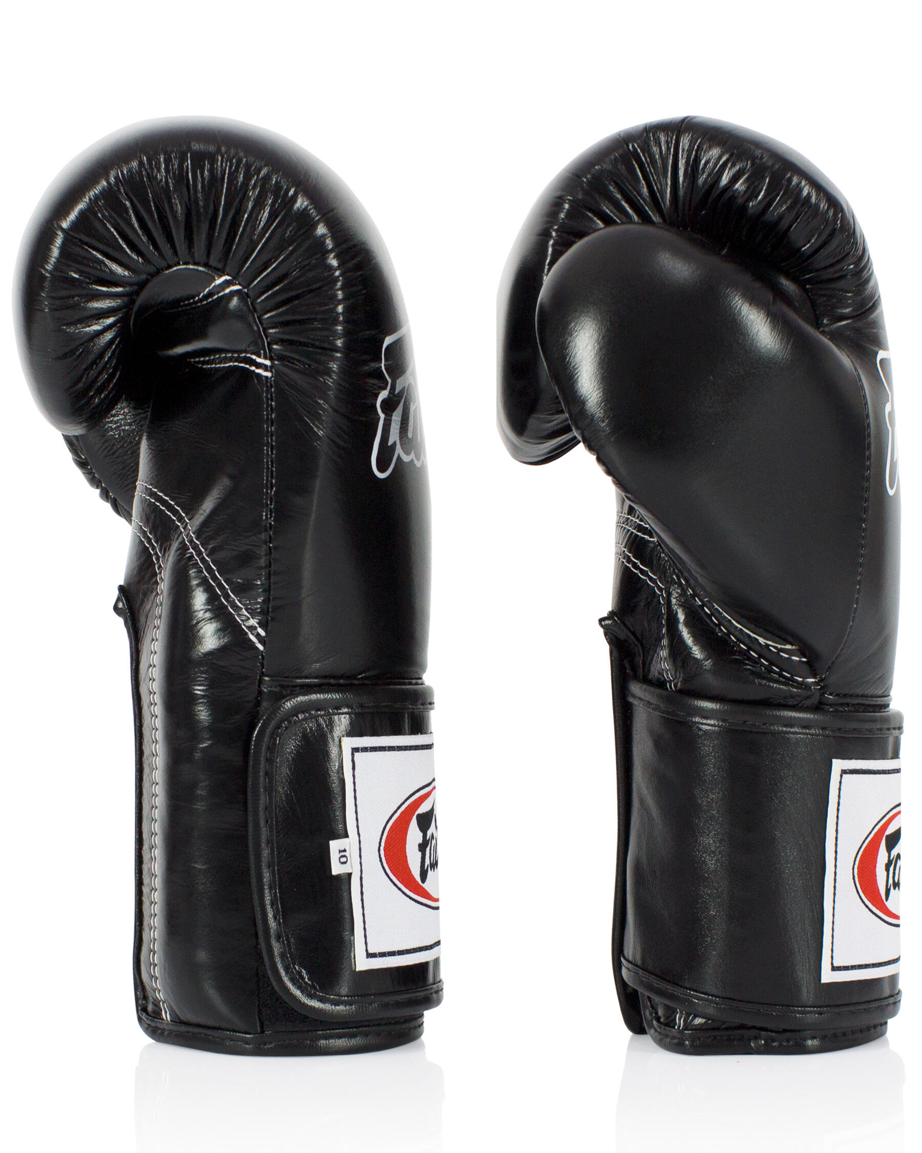 Fairtex BGV5 Leder Boxhandschuhe Super Sparring - Schwarz 14 Unzen 4/5