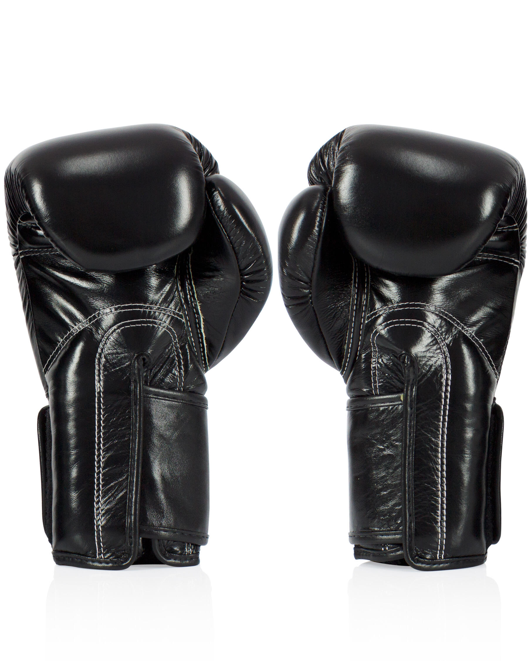 Fairtex BGV5 Leder Boxhandschuhe Super Sparring - Schwarz 14 Unzen 3/5