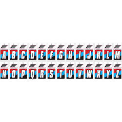 Lettres Plaque Forward - Blanche - Stickers - V