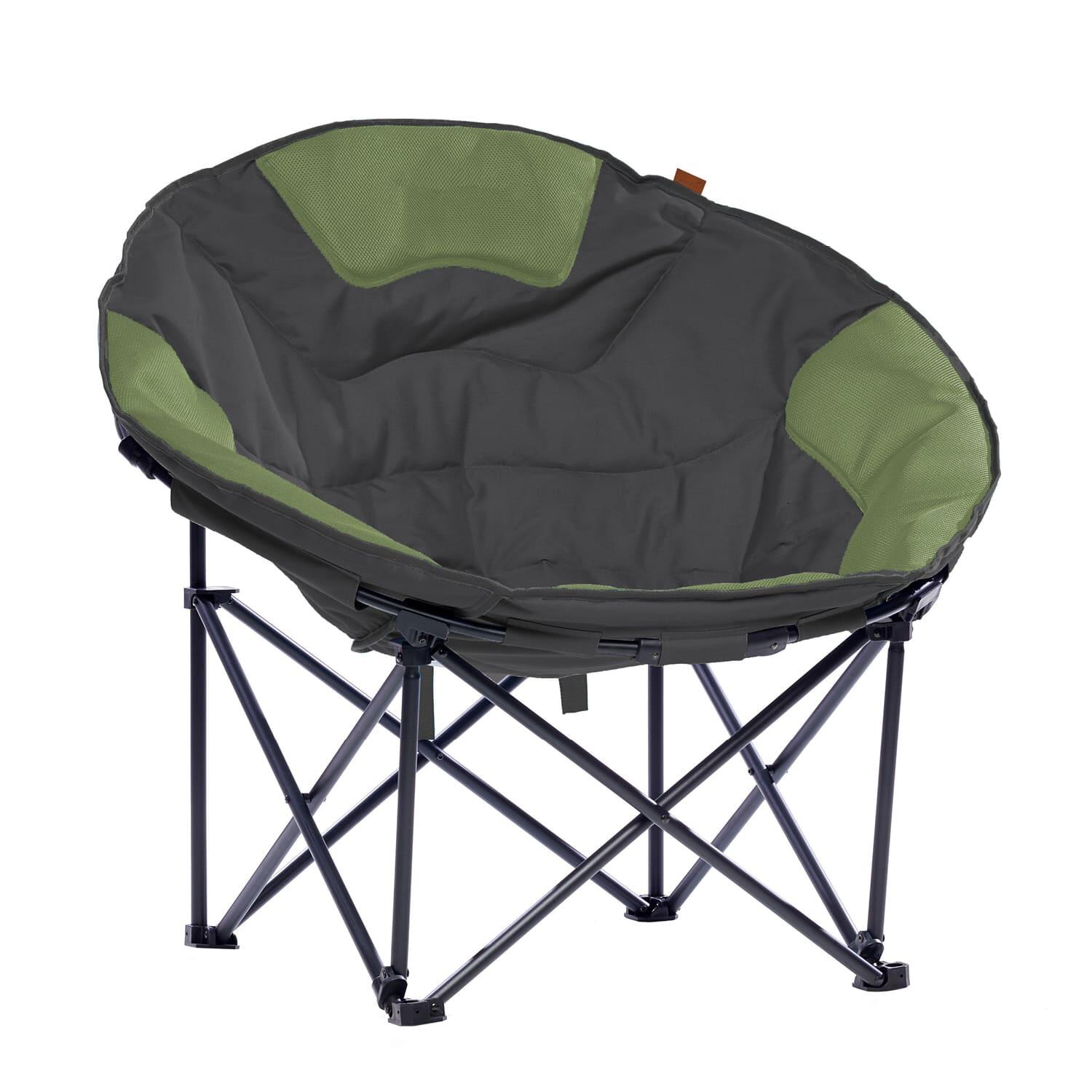 Skandika - Seconde Vie -  Fauteuil De Camping Moonchair Deluxe Xxl -  Pliable - 150kg Max. - Chaise - Gris - Taille Unique - Decathlon
